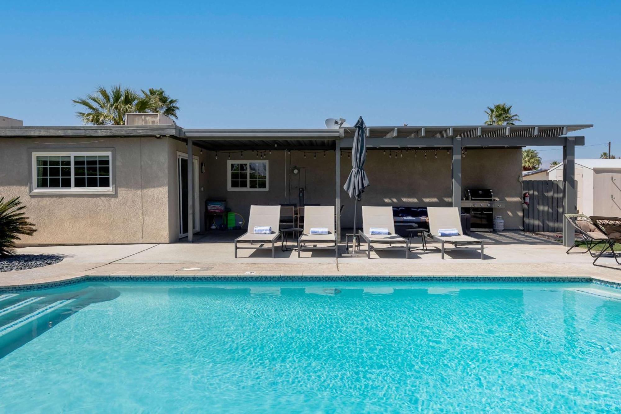 Relax At The 3Br Tranquil Oasis In Palm Springs Villa Eksteriør billede